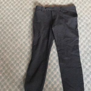Black size 10 slim cropped stretch pants